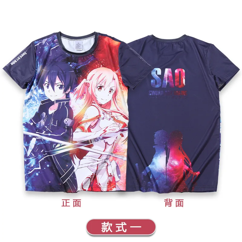 

Футболки с рисунком аниме меча онлайн, летняя детская одежда, Детская футболка с 3D принтом, модная повседневная футболка с рисунком, топы для мальчиков и девочек