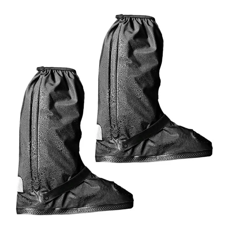 

Waterproof Shoe Covers Overshoes Protectors High Tube Shoe Snow proof Boot Rain Covers Rain Galoshes for Outdoor Bike Riding