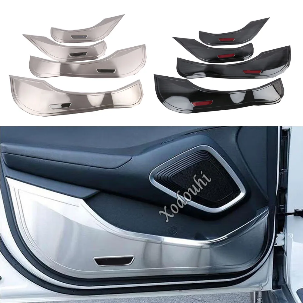 

Внутренняя дверь автомобиля для Hyundai IX35 2018 2019 2020 из нержавеющей стали, Противоударная панель, декоративная отделка, внутренние аксессуары