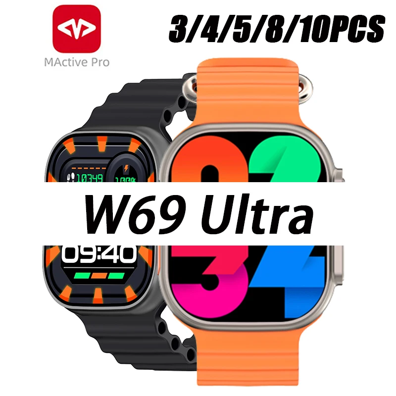 OriginalW69UltraSmartWatches2023IWOMenWomenBluetooth2GB