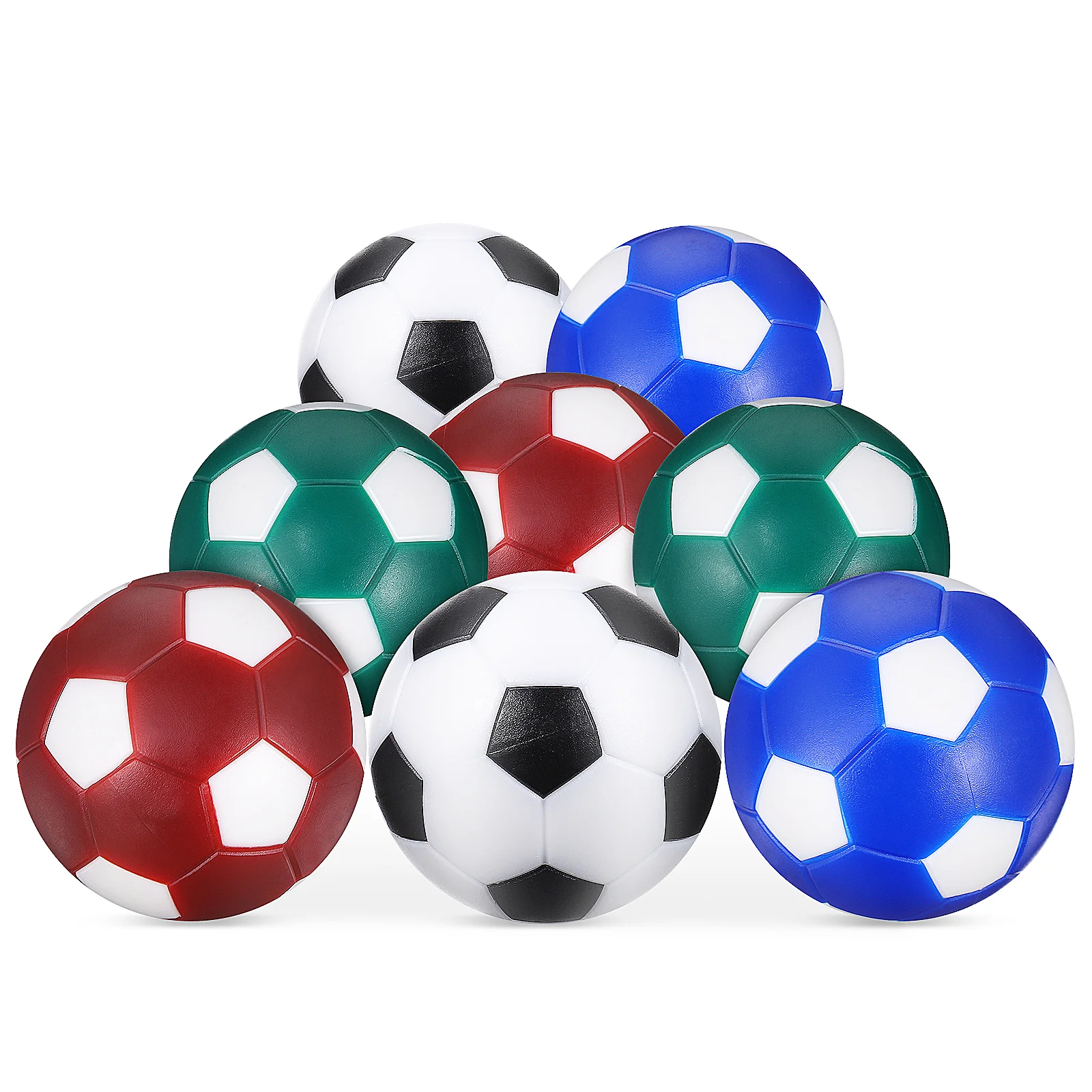 

8 Pcs Football Foosball Mini Miniture Decoration Replacement Arcade Machine Table Prom