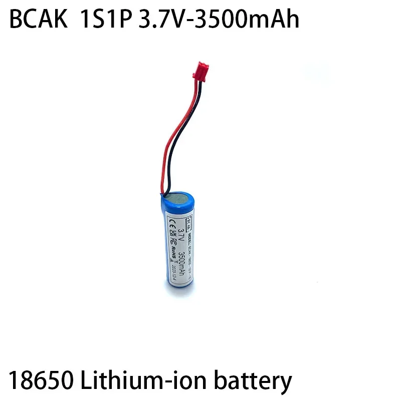 

BCAK 18650 3.7V 3500mAh Hight Quality Lithium Battery 1S1P for Lighting Electric Toothbrush Fan Backup Battery