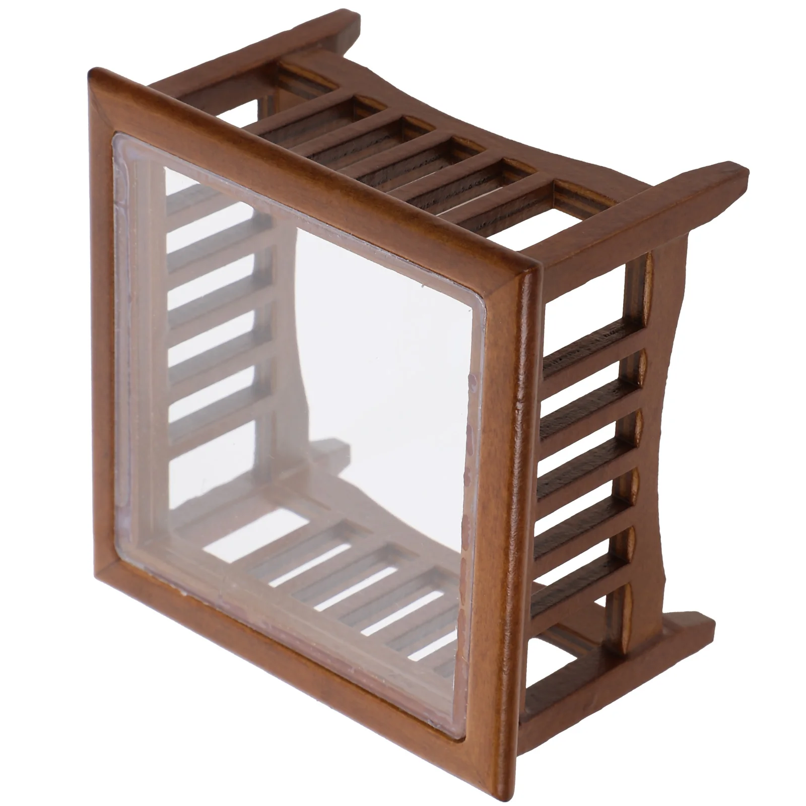 

Mini Wooden Coffee Table Desk Accessories Decorate Miniature Side End House Furniture Tea