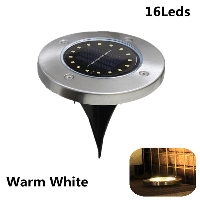Led Light Outdoor Buried Lamp Solar Garden Lights Waterproof Garden Decoration Outdoor Lawn Garden Lights Spotlight Lamp