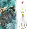 Automatic Opening Closing Fishing Trap Fishing Net Cage Net Steel Wire for Saltwater Seawater Outdoor Fishing Accessories 2