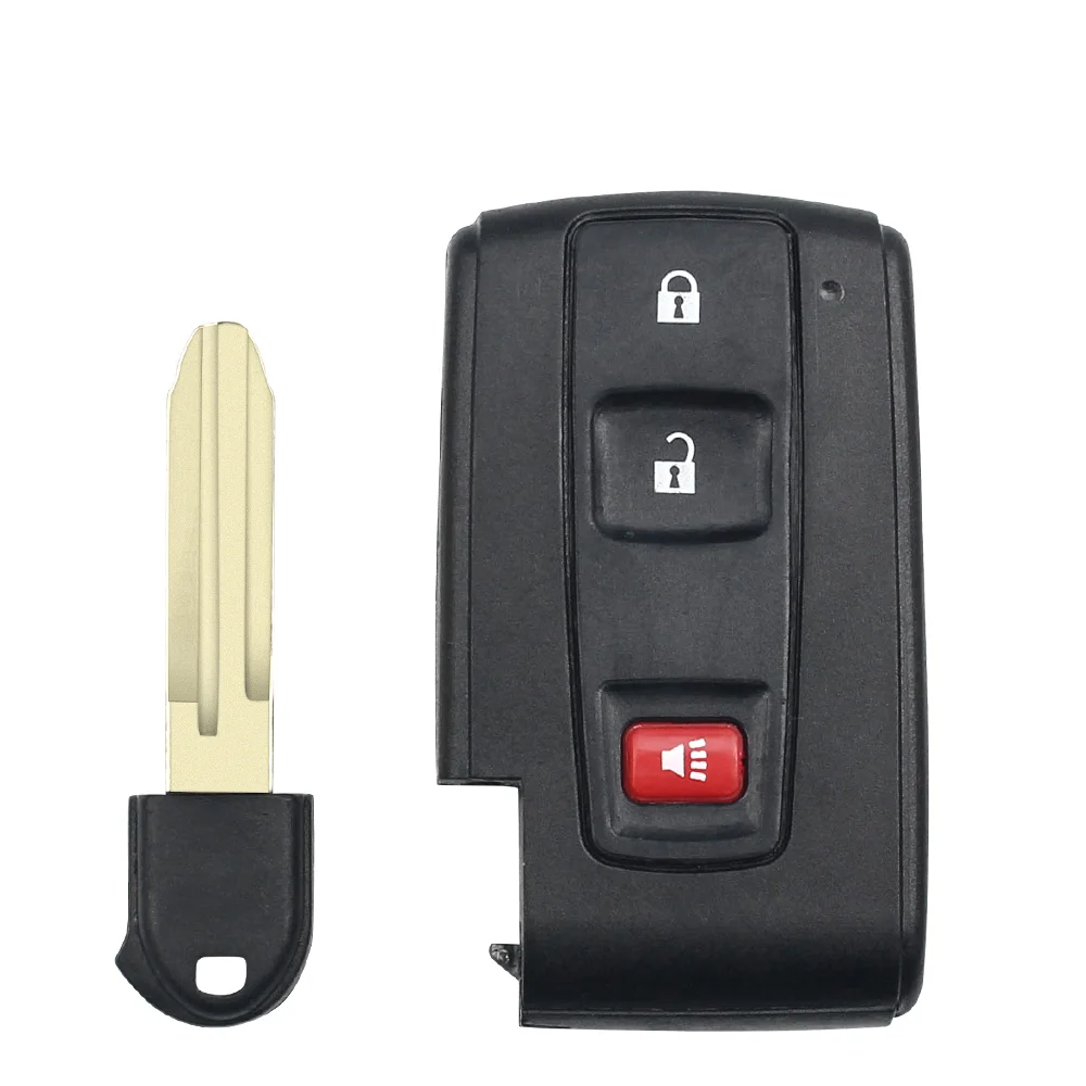 Car Key Shell Key Cover Fob Cover BEST KEY2/3 Buttons Remote Smart for Toyota Prius 2004-2009 Corolla Verso Camry