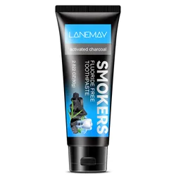 Activated Charcoal Toothpaste with Fresh Mint & Brightening Formula, Deep Clean & Stain Removal, 80g (80g)