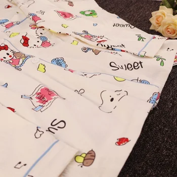 جديد مرحبا كيتي منامة مطبوعة مجموعة المرأة طويلة الأكمام ملابس خاصة المتسكعون مريح لطيف المنزل الزي ربيع الخريف الموضة الكورية 5