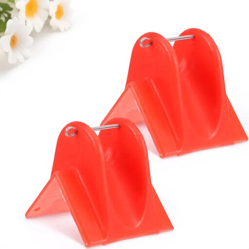 2Pcs 야외 등산 로프 보호대 등산 내리막 길 비상 안전을 위한 경량 내마모성 로프 가장자리 보호대