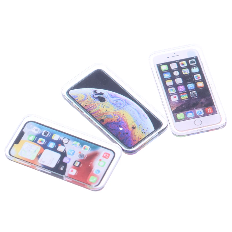 1:12 Scale Miniature Dollhouse Mobile Phone Model for Doll Houes Decoration Accessories 6