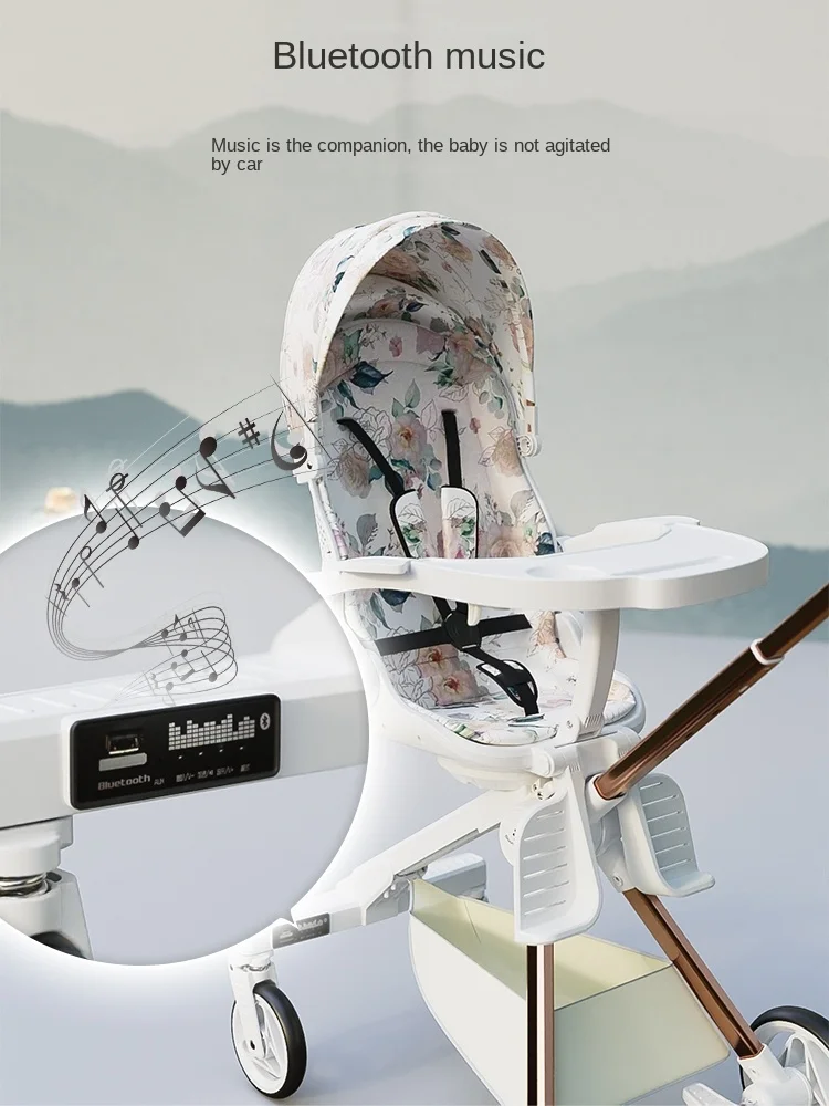 

Walk the Children Fantstic Product Sitting and Lying Lightweight Folding Baby Stroller Baby Two-Way Baby Walking