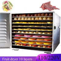 10 Layers Food Dehydration  Vegetables  Fruit Dryer Stainless Steel Commercial Household 1