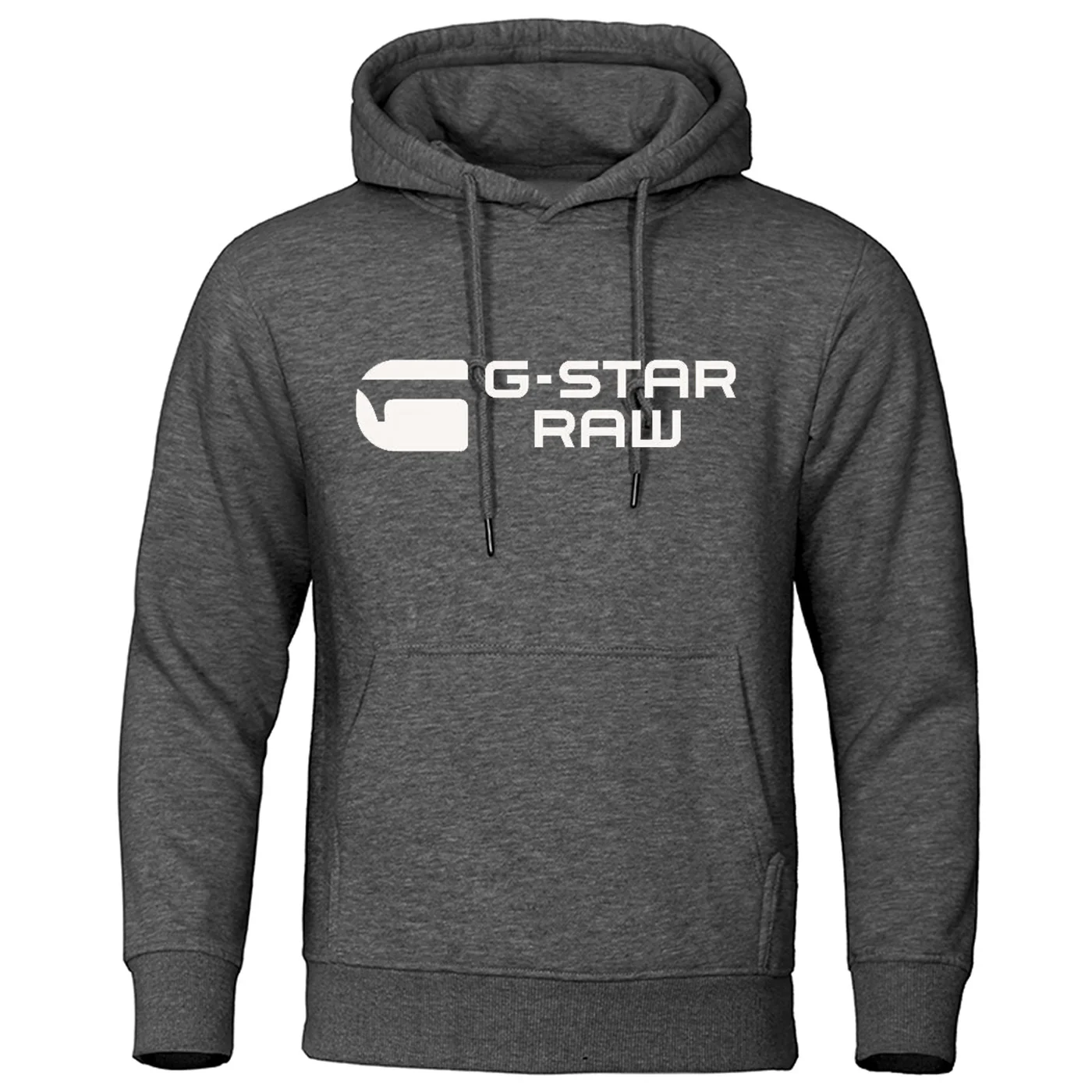 2024 G-star RAM trendy fashion casual sportswear comfortable printed loose top pullover men's hooded sweatshirt street wear 5