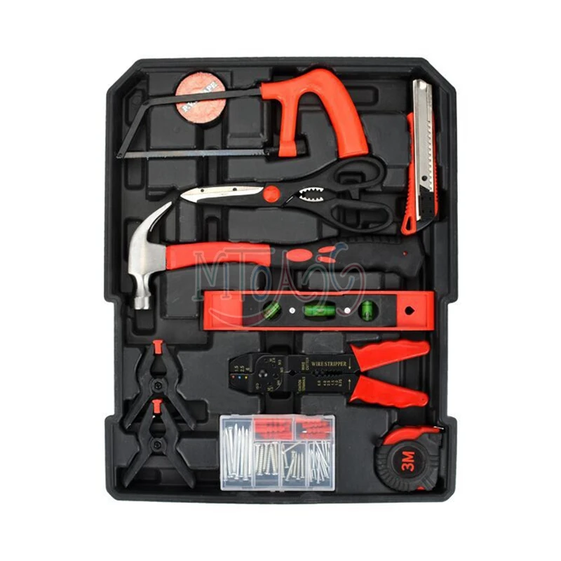 Professional 499pcs Car Repair Tool Kit Automobile Toolbox Combination Complete Multi-function Tool Set Draggable Auto Toolbox