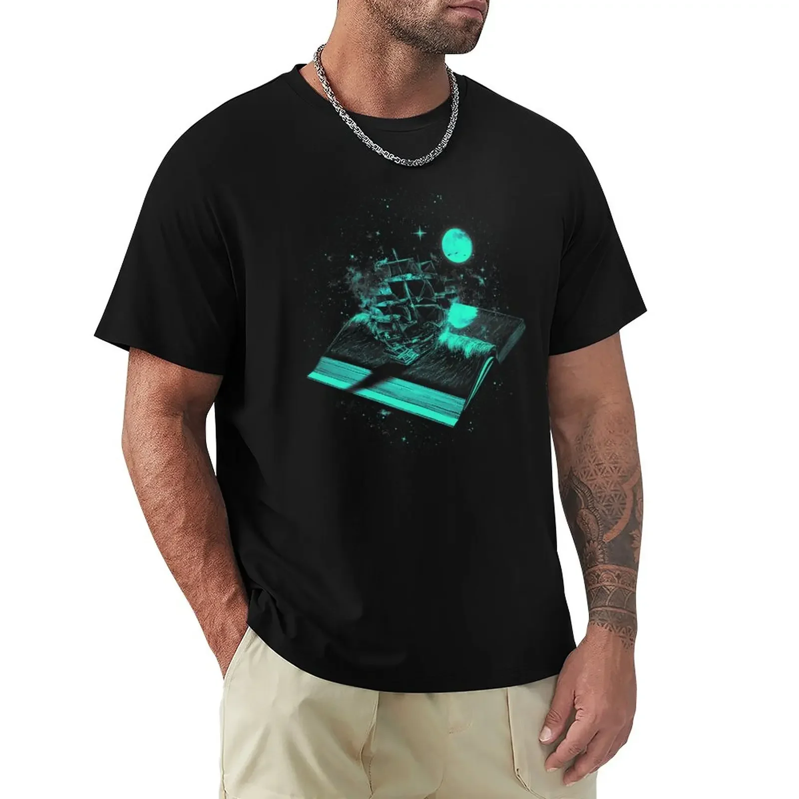 

Crossing the Rough Sea of Knowledge T-Shirt plus sizes shirts graphic tees summer tops mens graphic t-shirts anime