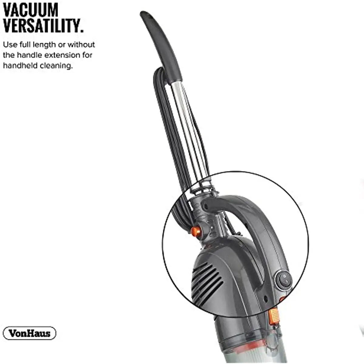 VonHaus Stick aspiradora 600W con cable-2 en 1 aspiradora de mano/aspiradora  vertical-diseño ligero - AliExpress