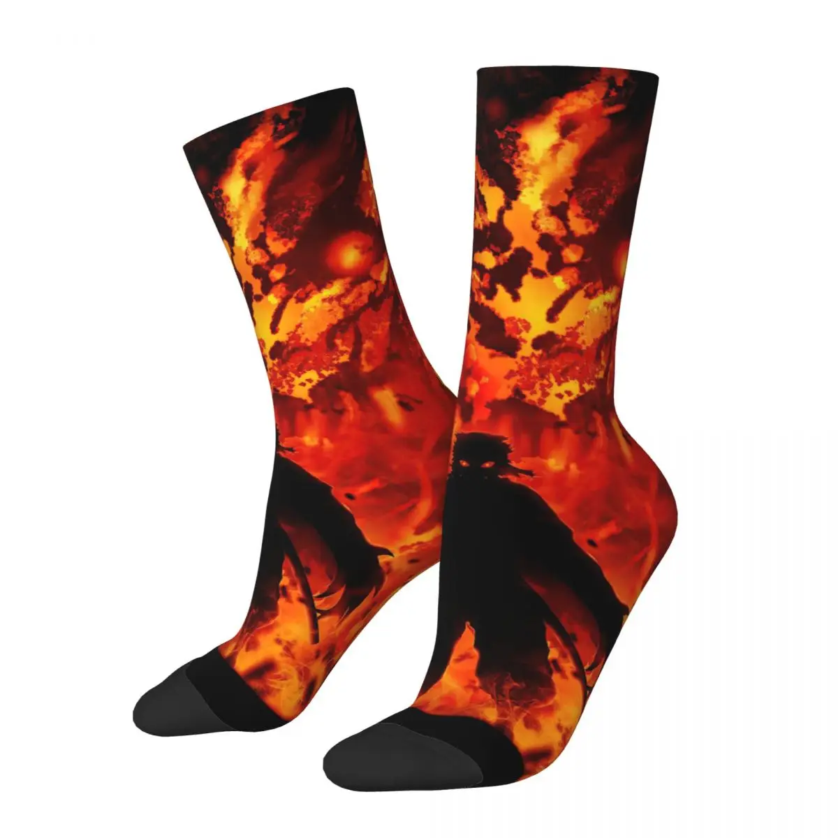 Kimetsu No Yaiba Demon Slayer Unisex Socks Warm 3D Print Happy Socks Street Style Crazy Sock игра demon slayer kimetsu no yaiba the hinokami chronicles ps5