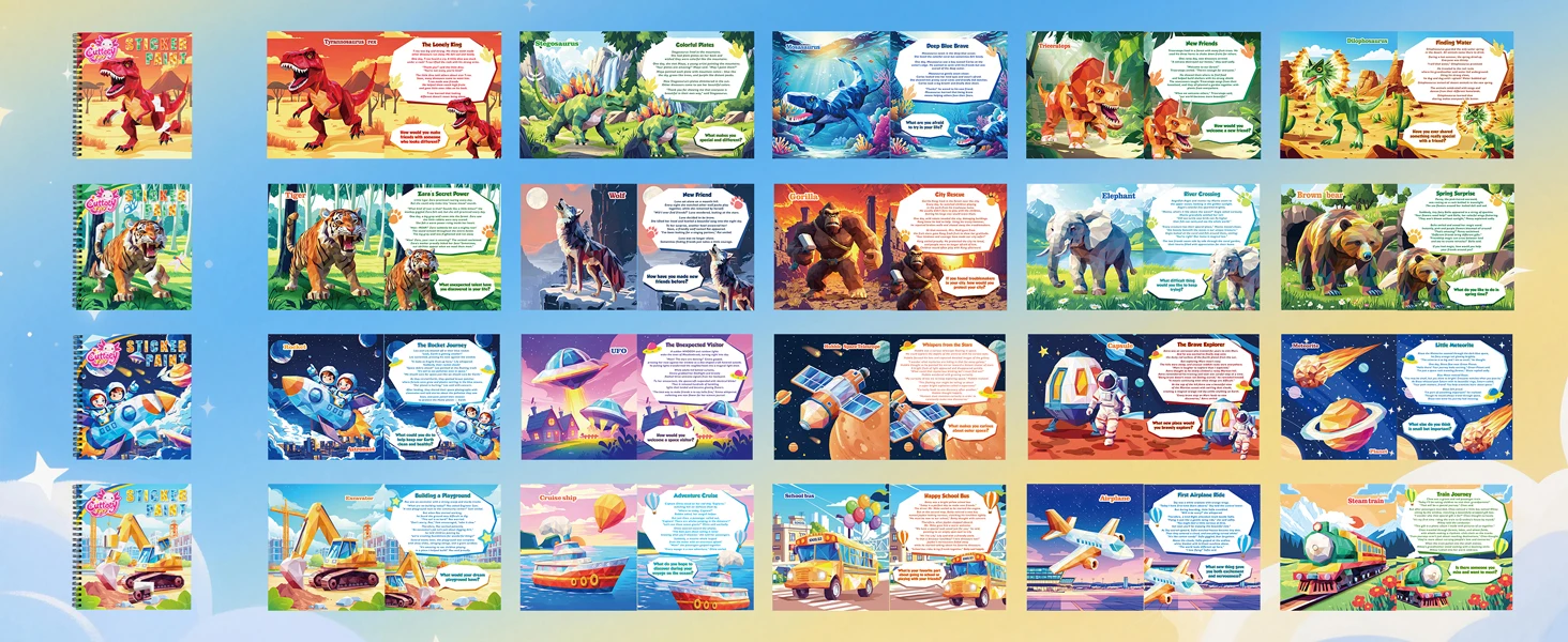 1 Stück Kinder-Stickerbuch Dinosaurier-Aufkleber nach Zahlen Montessori Frühpädagogisches Spielzeug für Kleinkinder Aufkleber-Puzzlebuch – Detail 3