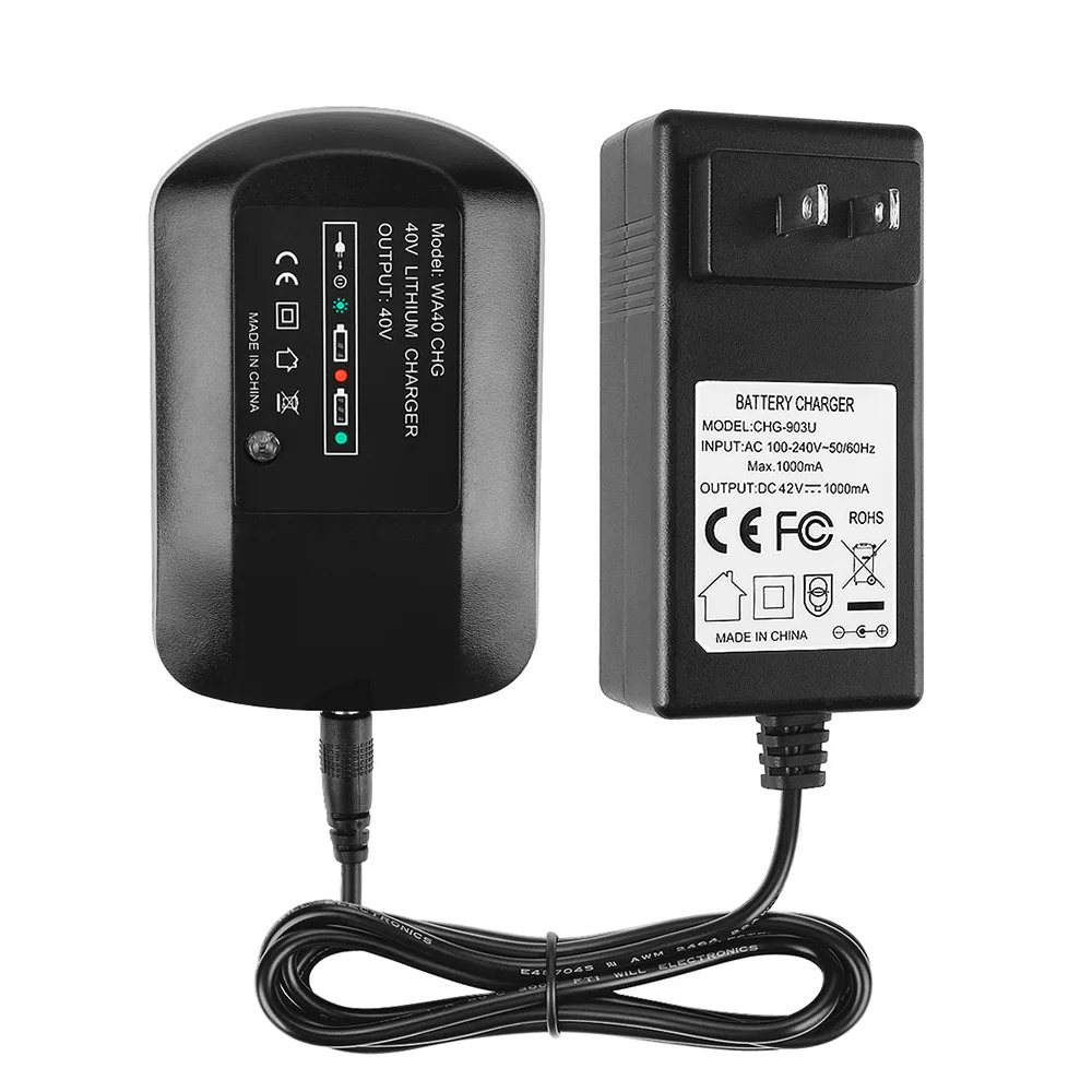 Worx 40 volt battery charger sale