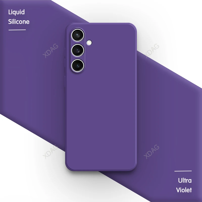 Sleek Silicone Back Cover with Lens Protection