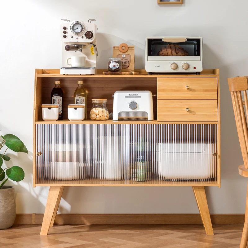 Multi-Functional Space-Saving Storage Organizer for Small Space Rustic Apartment-Size Kitchen & Dining Room Furniture