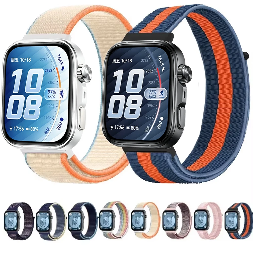 Enhanced Nylon Woven Smartwatch Strap - Comfortable & Breathable Band Accessory