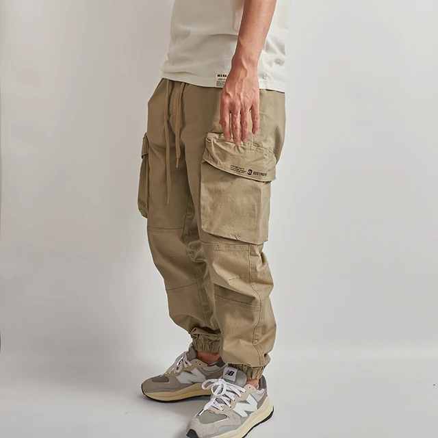 Military Cargo Pants - Black, mnml