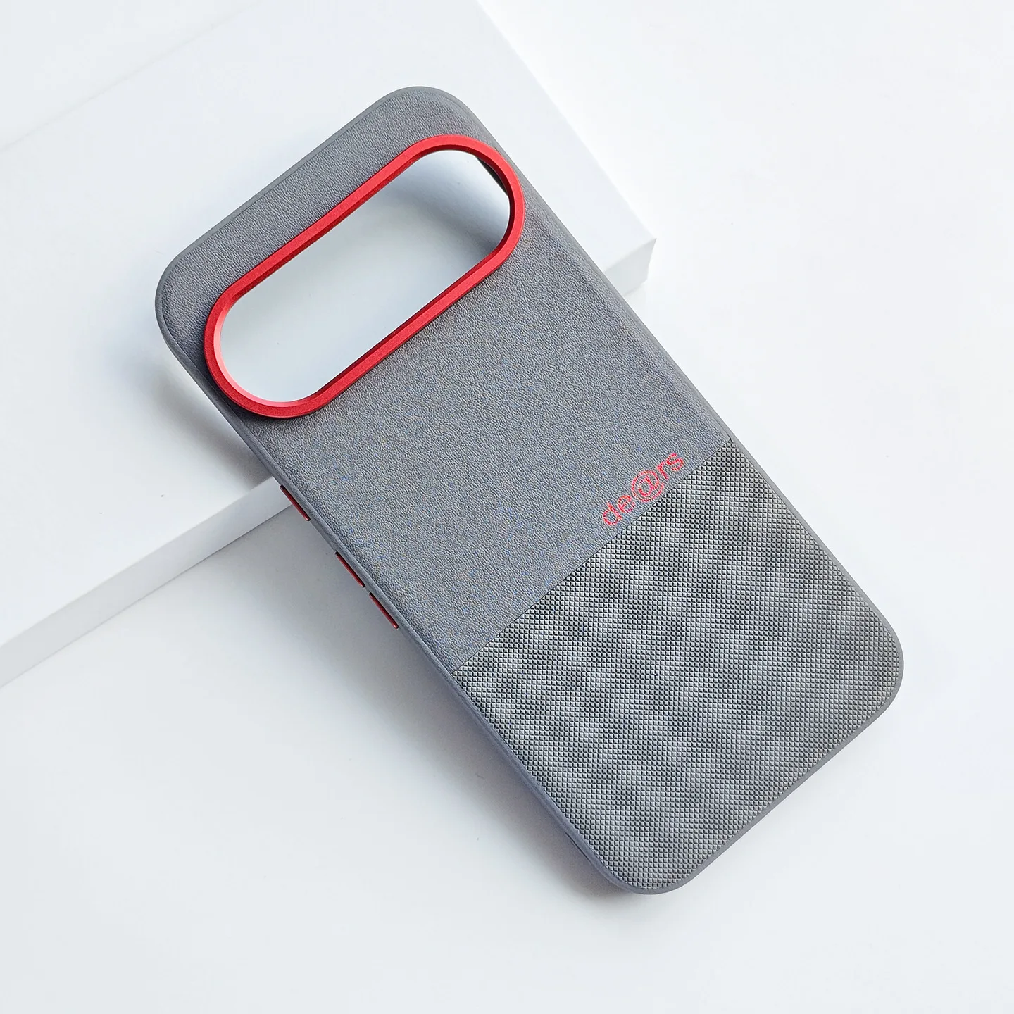 Luxury Business Style Leather Case with Lettering, Skin-Friendly & Drop-Proof Cover