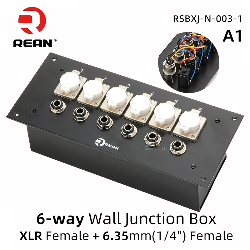 NEUTRIK's REAN Wall Audio Junction Box Stage Recording