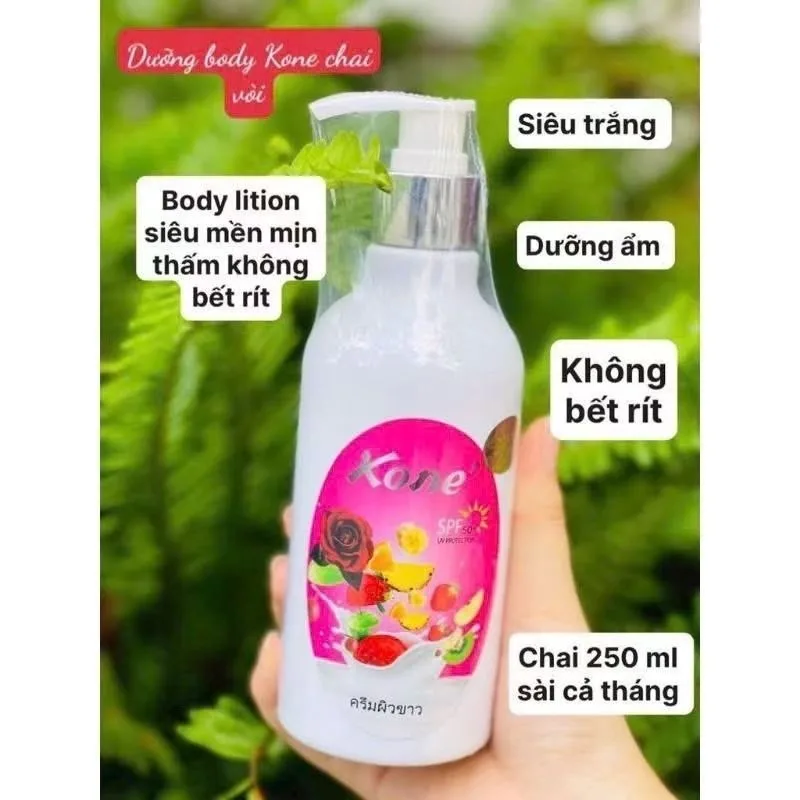 Lotion corporelle éclaircissante Body Kone, hydratation et nutrition profondes, soin corporel à base de plantes - Body Kone Thai Lan Chai Voi (crème éclaircissante) 1 Lotion corporelle éclaircissante Body Kone, hydratation et nutrition profondes, soin corporel à base de plantes - Body Kone Thai Lan Chai Voi (crème éclaircissante) 1