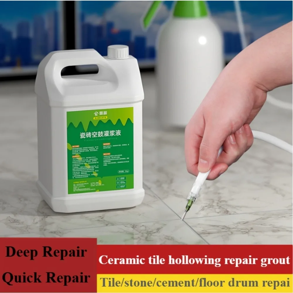 Quick drying ceramic tile hollow drum special adhesive strong adhesive for repairing tile warping injection fill tile repair kit