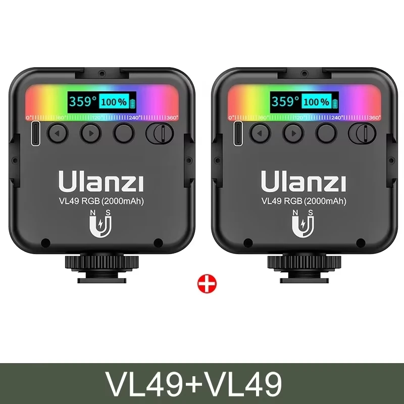 ตัวเลือกสินค้า ไฟ LED กล้อง RGB สี 800LUX สำหรับถ่ายภาพและวิดีโอ