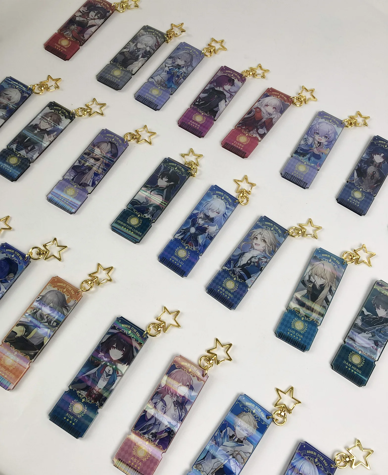 Topaz Numby Jingliu Guinaifen Anime KeyChain Honkai Star Rail Men Key Chain  for Women Print Figure Acrylic Keyring Pendant Gifts - AliExpress