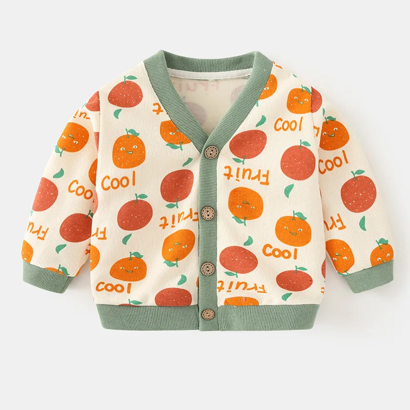 Spring Baby Boys Girls Knit Cardigans Cute Cartoon Kids Coat Infant Toddler Long-sleeve Sweater Jacket Plush Warm Baby Clothes kids clothes,baby jacket