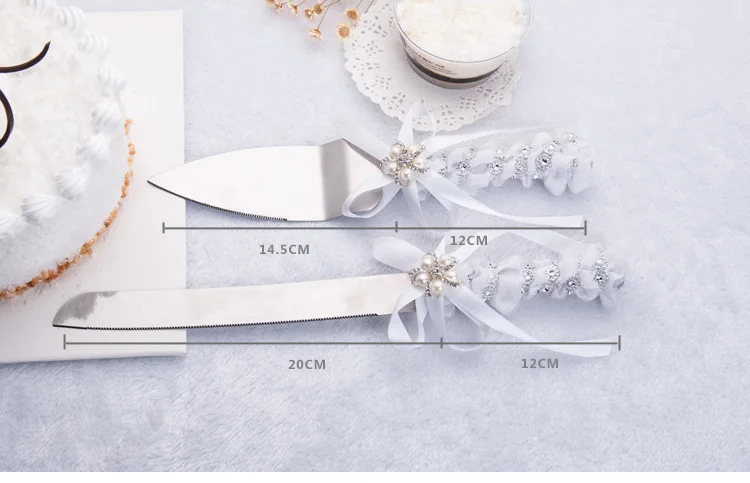 Description Picture 6 of itemEuropean style knife and fork set gift wedding souvenir wedding stainless steel cake knife and spatula