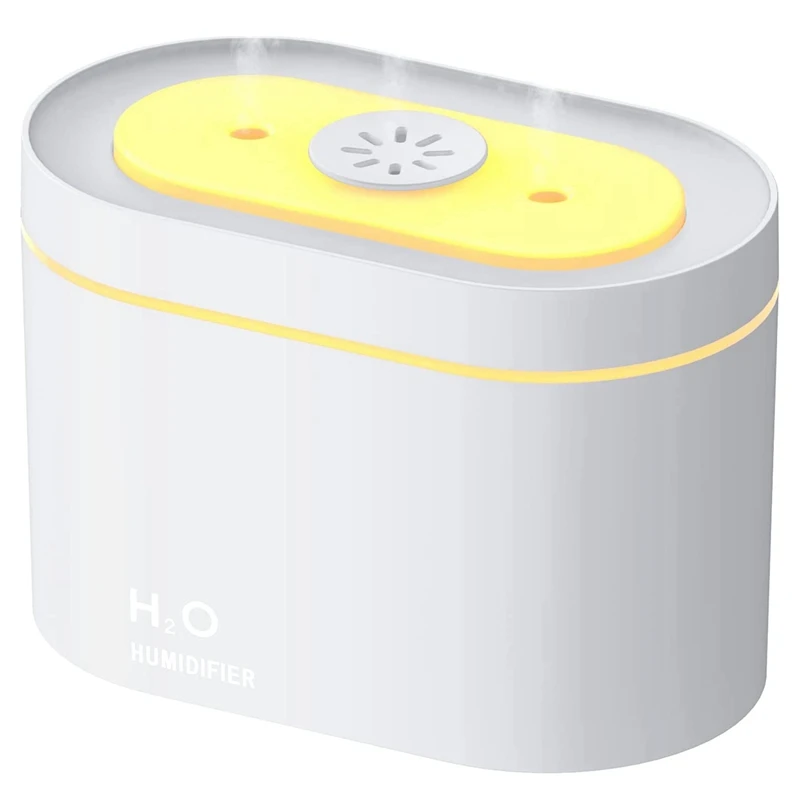 

Aroma Diffuser With Essential Oil 800 Ml Double Spray Humidifier, Portable Aroma Diffuser With Heat Function,LED Light