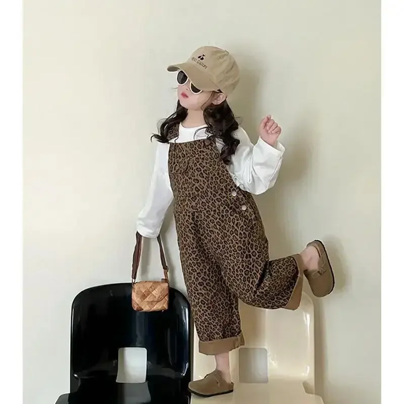 Girls Leopard Wide-Leg Pants 5
