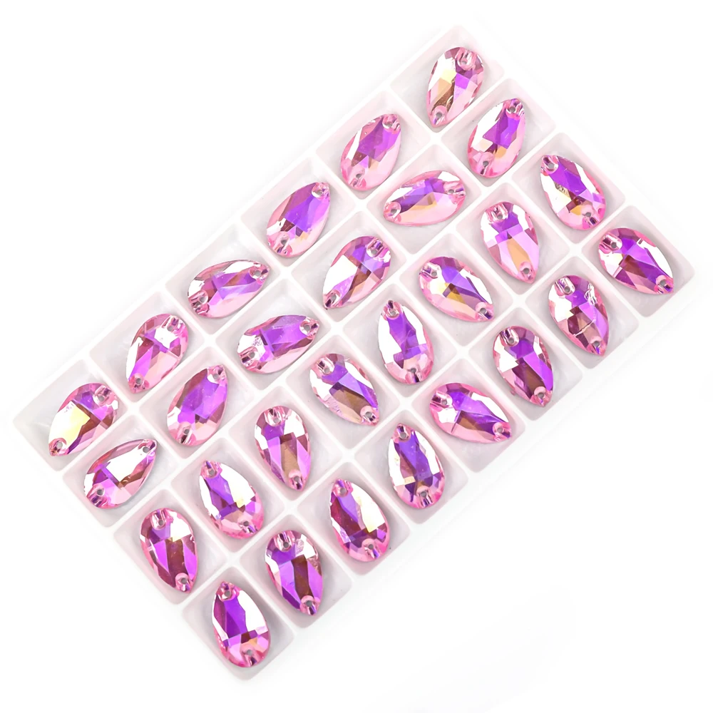VC Perfect Boutique Drop Hochwertige Nähkristalle Flachbodige Strass-Glassteine zum Aufnähen auf Kleidung Schmucksteine – Detail 10