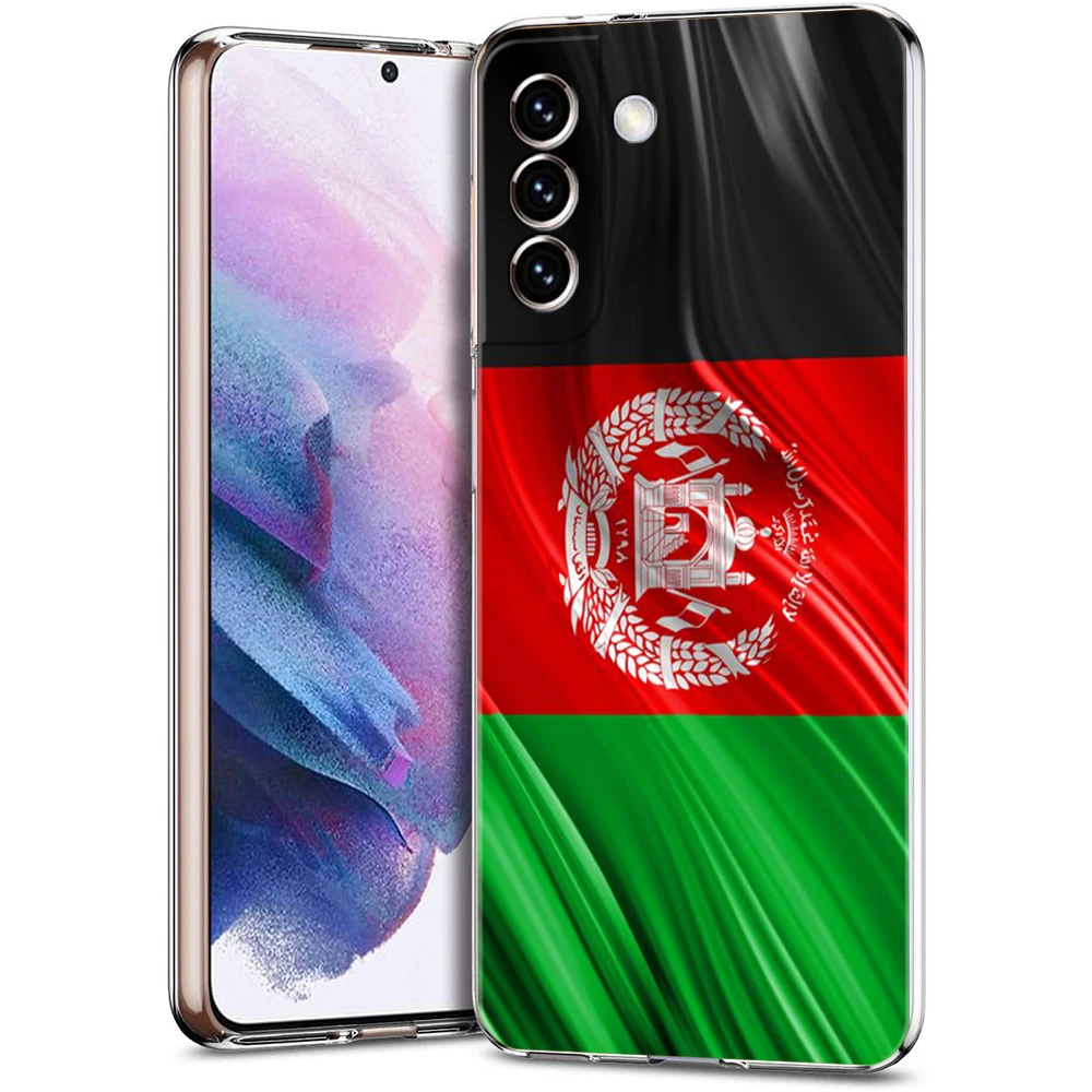 Afghanische afghanistan flagge fall für samsung s24 s23 s22 s20 s21 fe ultra s24 s23 s10 s10e s9 s8 plus 5g transparente telefon hülle tasche – Detail 7