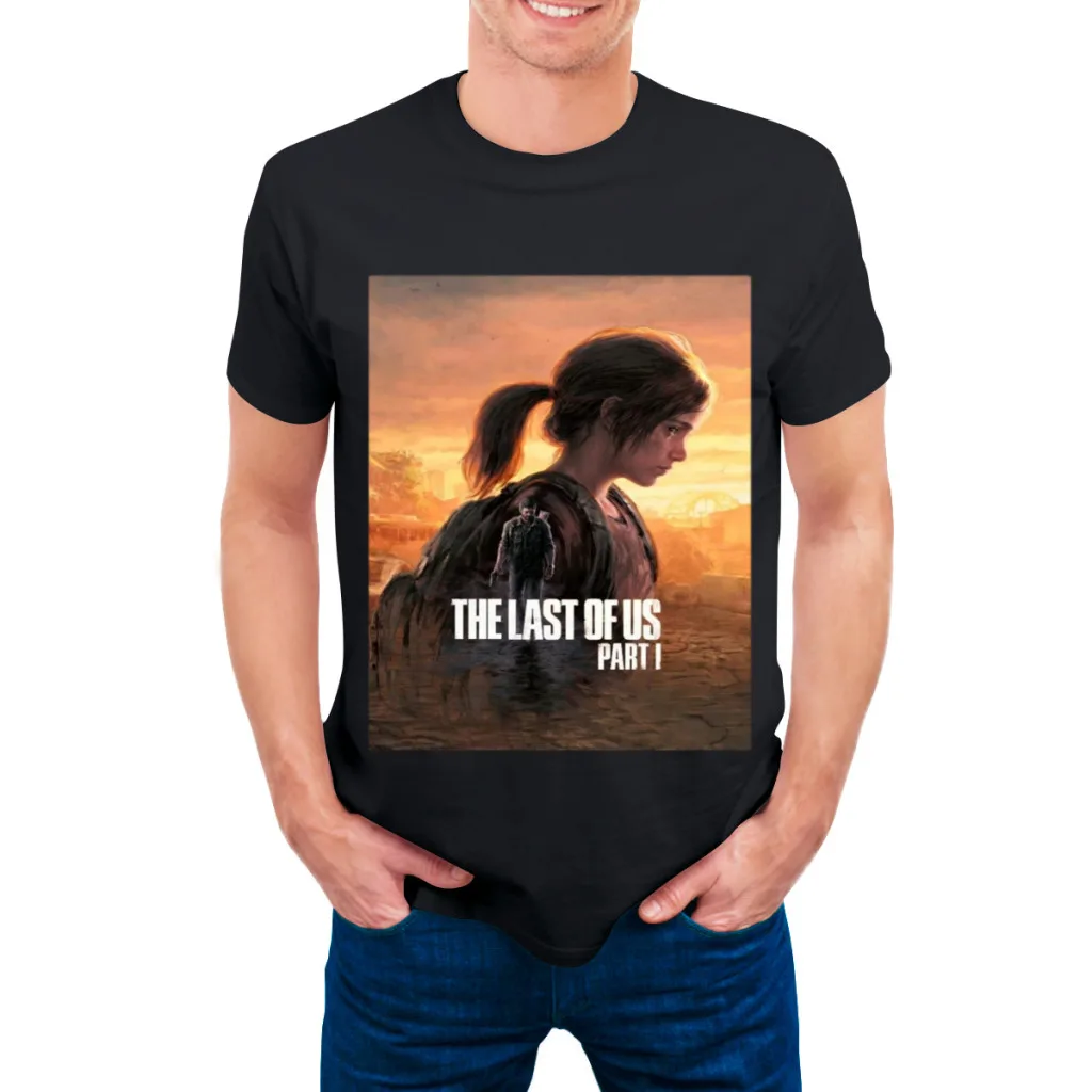 thumbnail image 1 of Camiseta de manga corta con cuello redondo y nueva camiseta de verano para hombre de The Last Of Us, 1 of 4