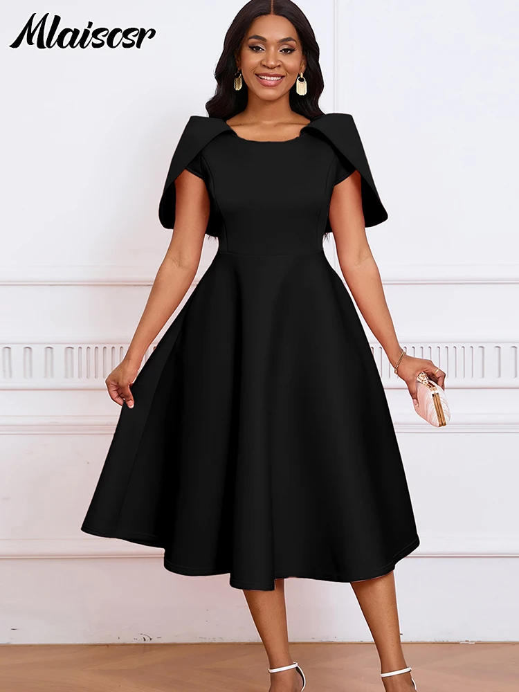 Shirt Dress Fitted Work Dresses Mlaiscsr Elegant Evening Wedding Guests Red  Mid Dresses Women Clothing Short Sleeves A-line Classy Birthday Party Club  Vestidos AliExpress 200000345