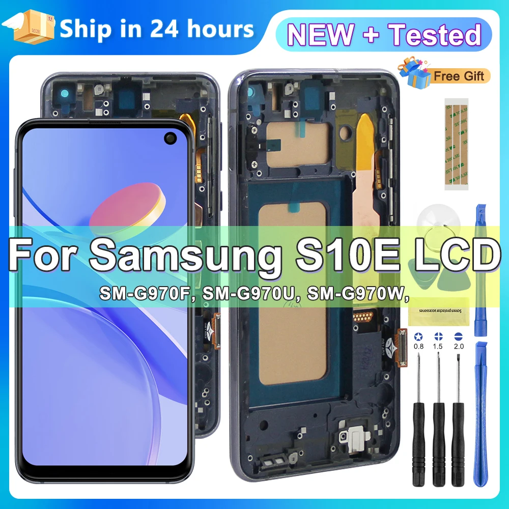 

TFT INCELL LCD For Samsung S10E With Frame Display Touch Screen For Samsung S10E G970 G970F LCD Digitizer Assembly Replacement