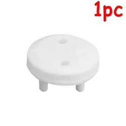 White Electrical Safety Socket Protective Cover - Baby Safe Guard Against Electric Shock (White)