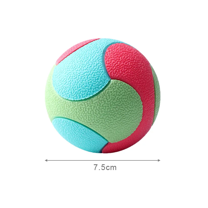 Durable Bouncy Dog Chew Ball for Tooth Cleaning and Training