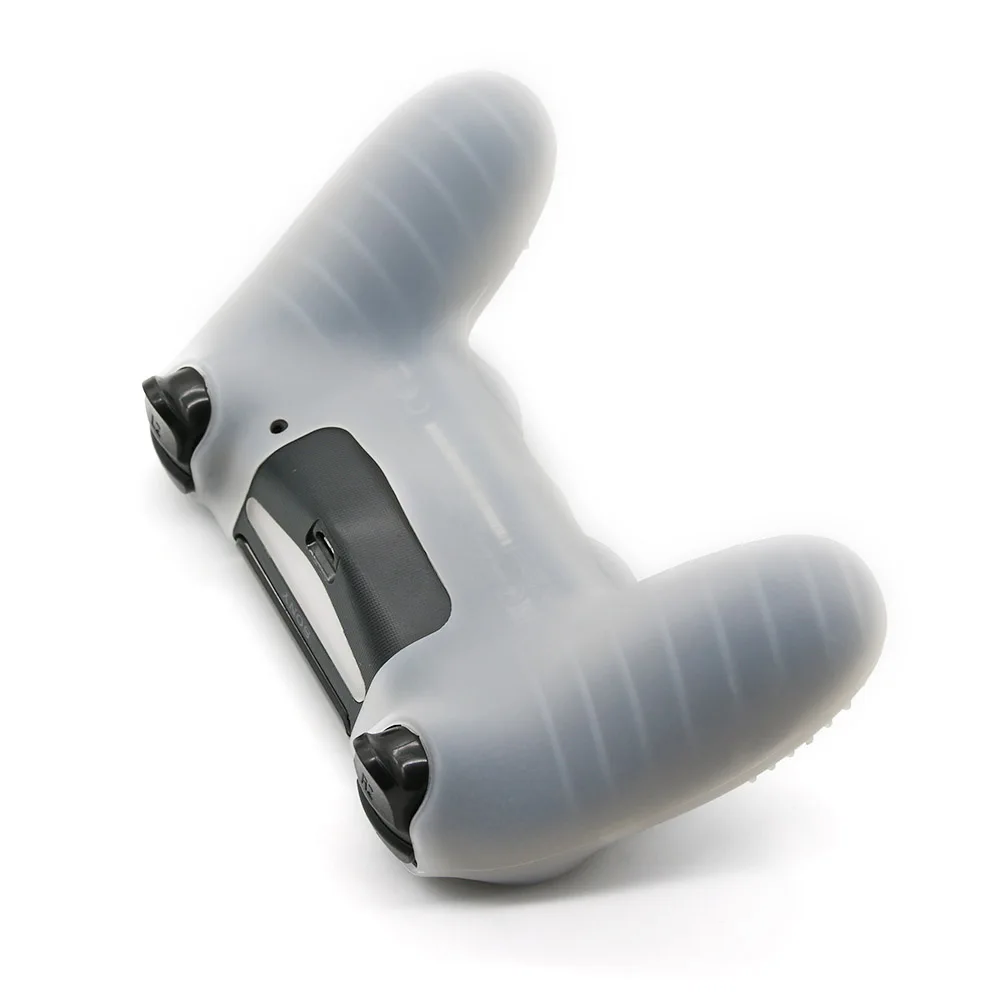 PS4 슬림 게임 핸들용 미끄럼 방지 소프트 실리콘 그립 커버 스킨, PS4 PS4 PRO 게임 컨트롤러 보호 케이스