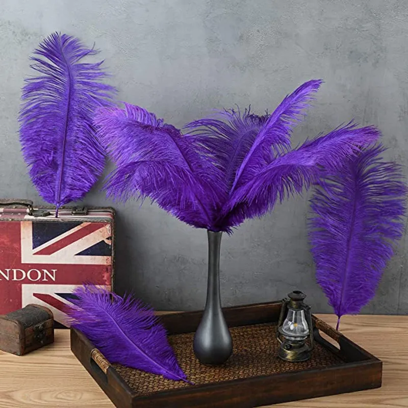 100pcs Ostrich Feathers For Decorations