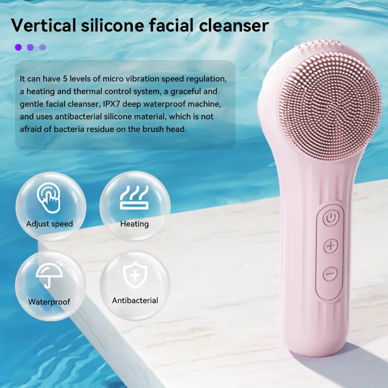 Xiaomi Sonic Waterproof Facial Cleansing Brush For Men & Women Rechargeable Exfoliating Electric Face Scrubber Cleanser Brush
