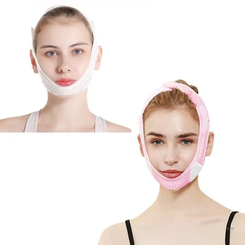 

V Line Mask Facial Strap Chin-Ups Mask Face Lifts Belt Double Chin Reducer Reusable V Shaped Slimming Face Mask