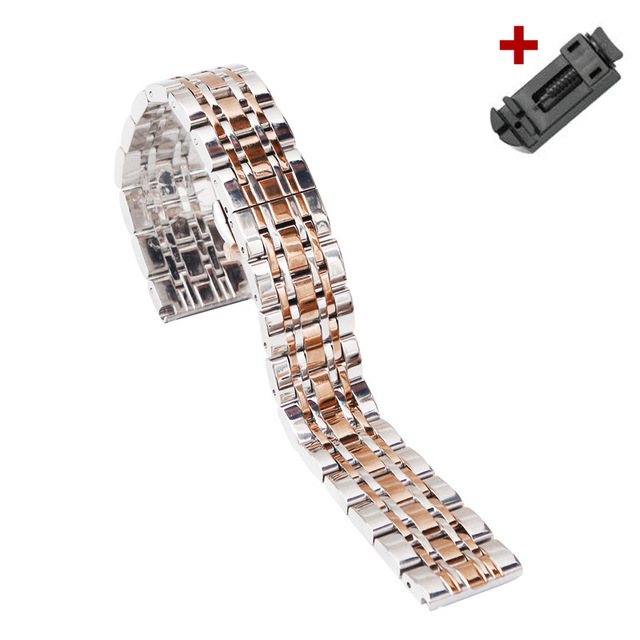 Metal strap for samsung galaxy watch4 46 42mm S3 gear sport for huawei GT pro for Emporio Armani Stainless Steel Bracelet