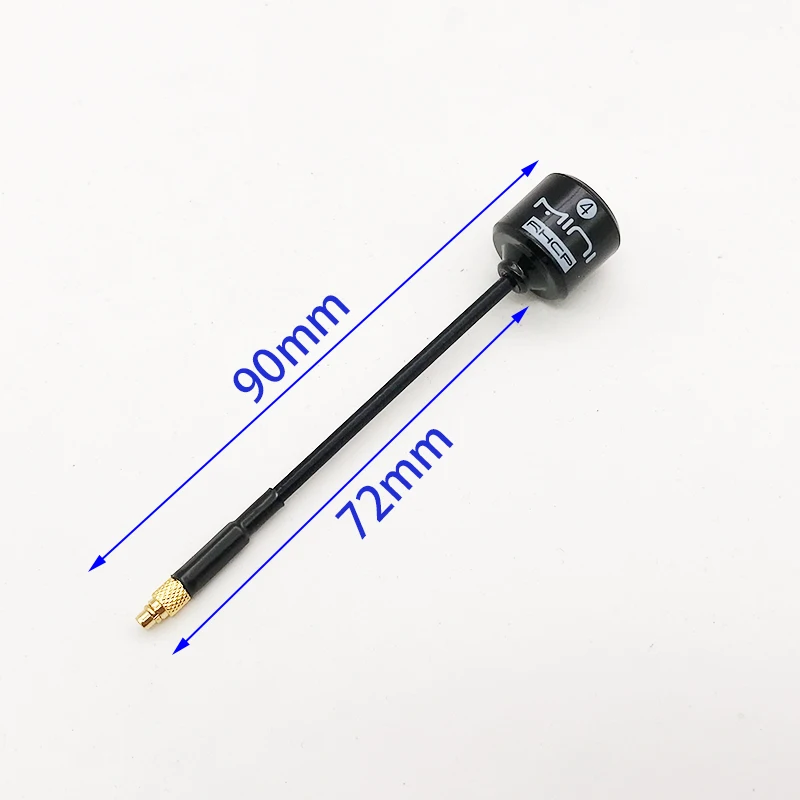 Black straight MMCX